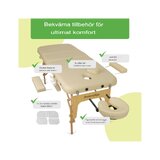 Tragbare Massageliege Bianca - Beige